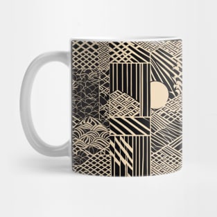 Abstract Japanese Pattern Mug